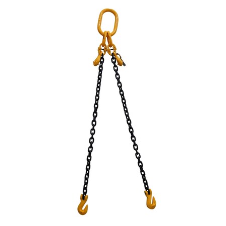 Starke Chain Sling, 5/16in, G80, Grab Hook, with Chain Adjuster, 4 ft SCSG80516-2LGA-4
